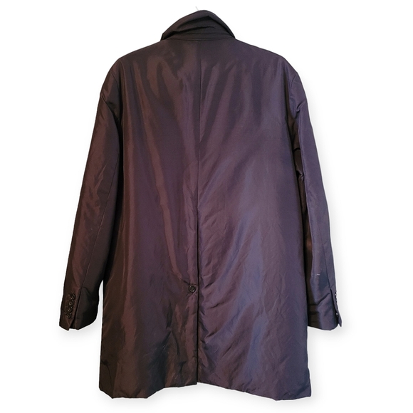 Club Monaco Men's Insulated Waterproof 3/4 Rain Jacket black XL - Picture 3 of 12